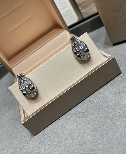 [Kincade Jewelery]SERPENT DIAMOND STUD EARRINGS
