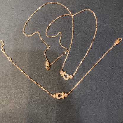 [Kincade Jewelery]FORCE 10 DIAMOND PINK GOLD NECKLACE MINI MODEL