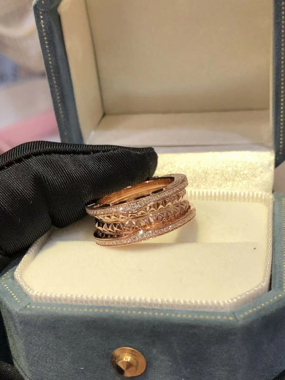 [Kincade Jewelery]ZERO 1 ROCK DIAMOND PINK GOLD