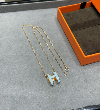 [Kincade Jewelery]POP H SKY BLUE NECKLACE