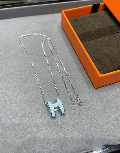 [Kincade Jewelery]POP H SKY BLUE NECKLACE