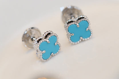 [Kincade Jewelery]Kincade MINI TURQUOISE SILVER STUD EARRINGS