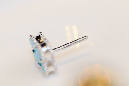 [Kincade Jewelery]Kincade MINI TURQUOISE SILVER STUD EARRINGS