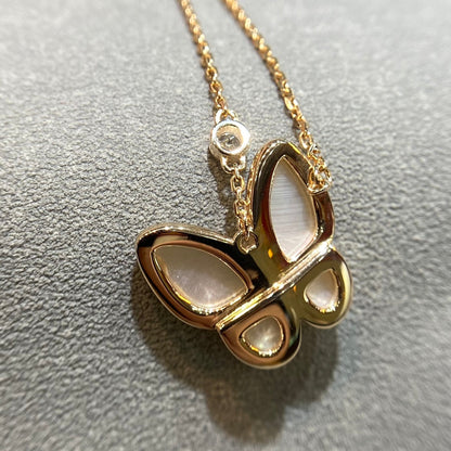 [Kincade Jewelery]BUTTERFLY MOP DIAMOND NECKLACE
