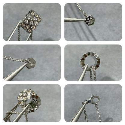 [Kincade Jewelery]BEE LOVE DIAMOND PAVED 3 ROW NECKLACE