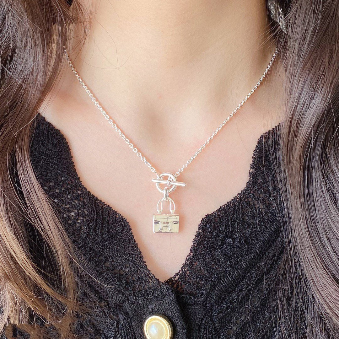 [Kincade Jewelery]CONSTANCE PEDANT SILVER NECKLACE