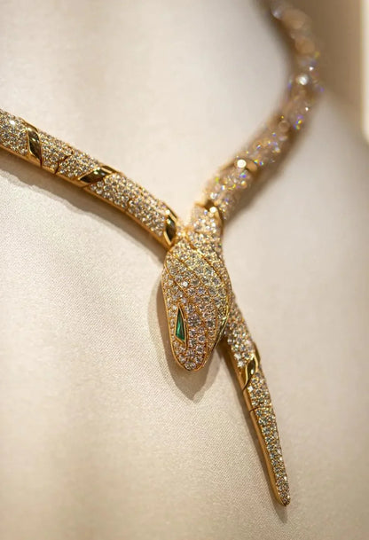 [Kincade Jewelery]HAUTE COUTURE GOLD SERPENTI NECKLACE