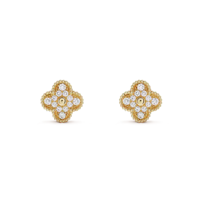 [Kincade Jewelery]Kincade MEDIUM 1 MOTIFS FUll DIAMOND EARRINGS