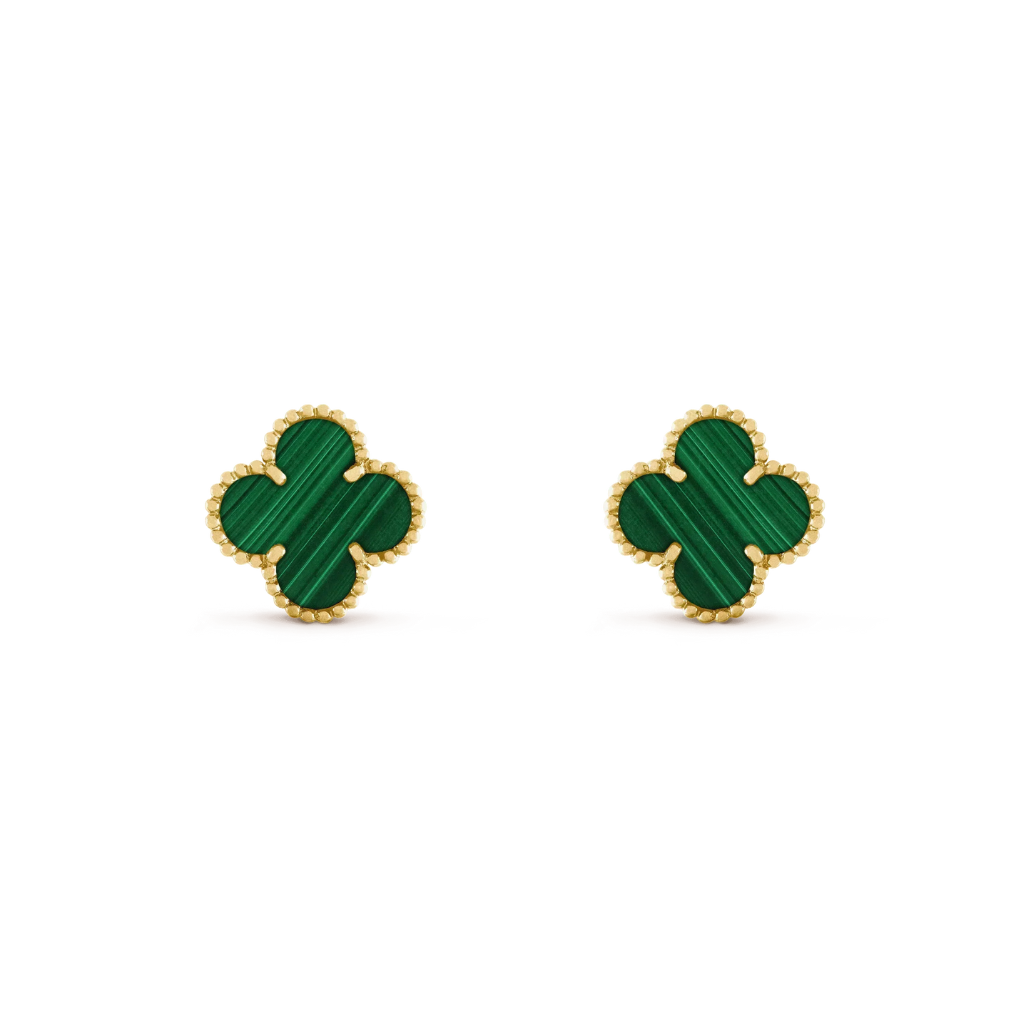 [Kincade Jewelery]Kincade MEDIUM 1 MOTIFS MALACHITE  EARRINGS