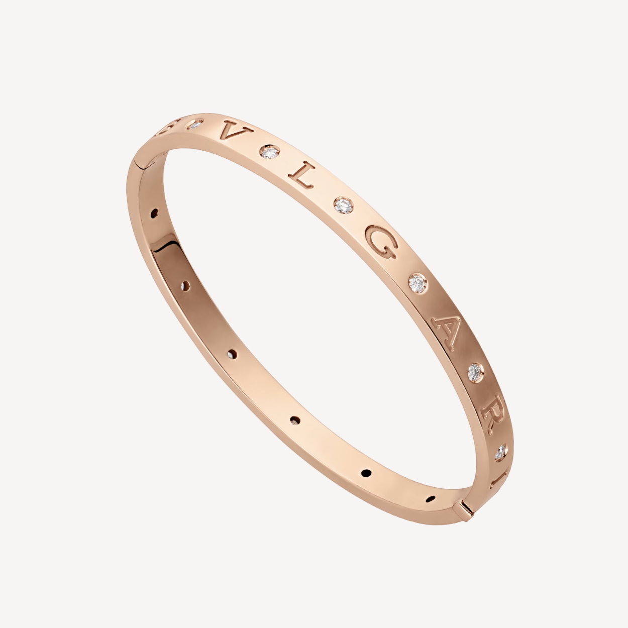 [Kincade Jewelery]ZERO 1 PINK GOLD 12 DIAMONDS BRACELET