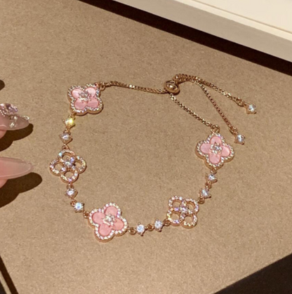 [Kincade Jewelery]Kincade 5 MOTIF PINK BLUE RED WHITE BRACELET