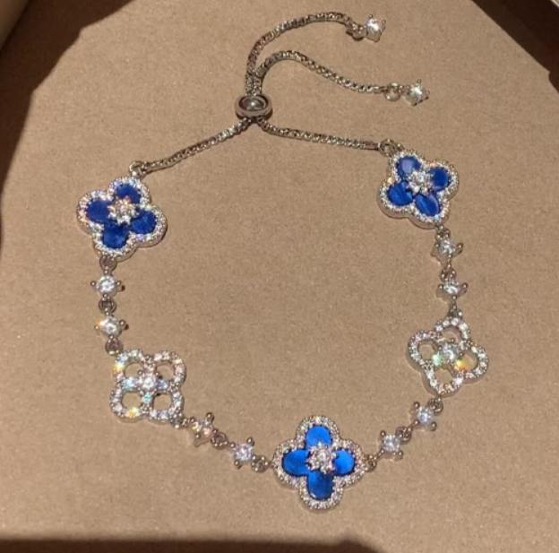 [Kincade Jewelery]Kincade 5 MOTIF PINK BLUE RED WHITE BRACELET