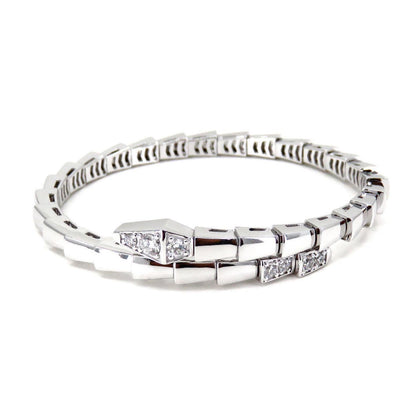 [Kincade Jewelery]SERPENTI BRACELET DIAMONDS SILVER