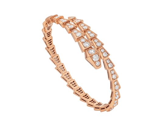 [Kincade Jewelery]SERPENTI BRACELET 6.8MM PINK GOLD DIAMOND