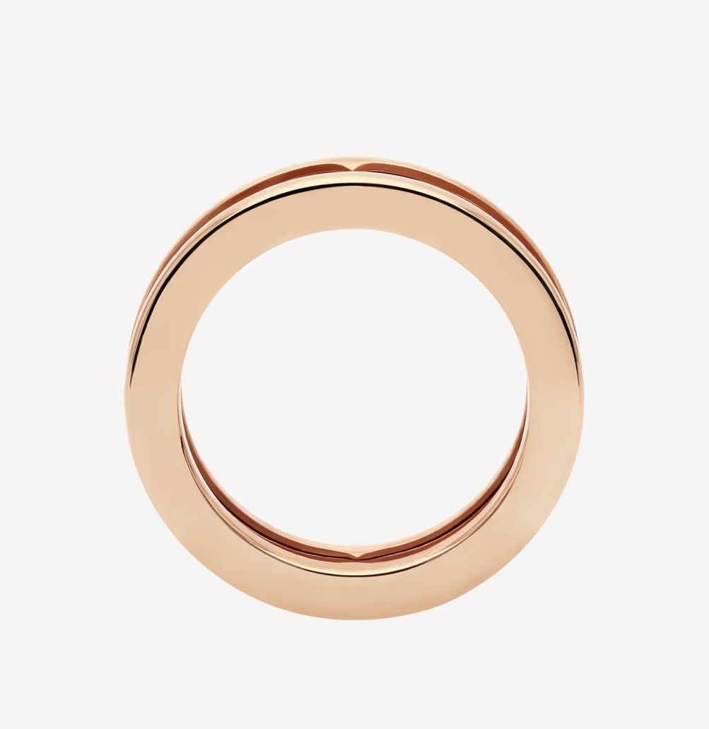 [Kincade Jewelery]ZERO 1 ONE-BAND WITH OPENWORK LOGO SPIRAL RING