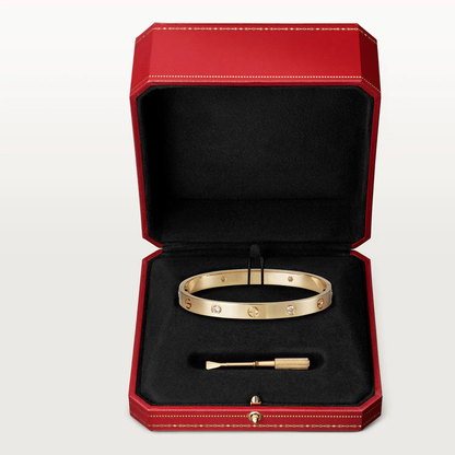 [Kincade Jewelery]LOVE BRACELET 6.1MM 4 DIAMONDS