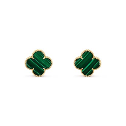 [Kincade Jewelery]Kincade MINI 9.5MM MALACHITE  EARRINGS