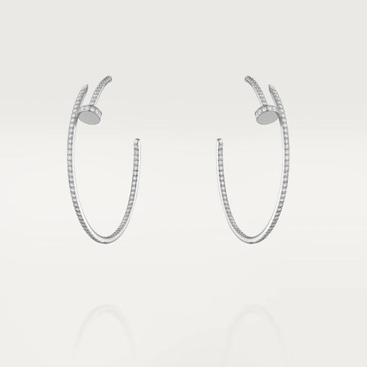 [Kincade Jewelery]JUSTE EARRINGS FULL DIAMONDS 1.8MM