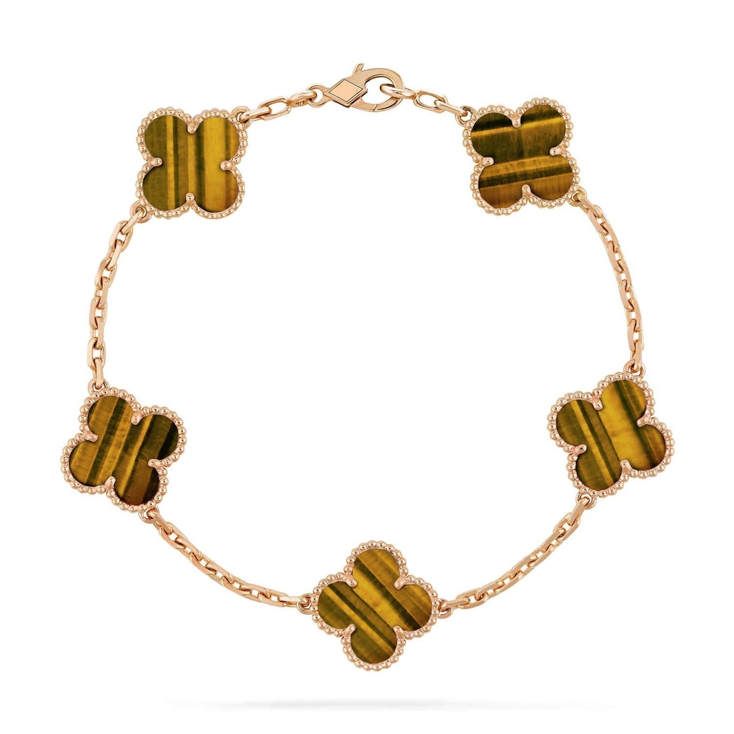 [Kincade Jewelery]Kincade  5 MOTIFS TIGER EYE BRACELET