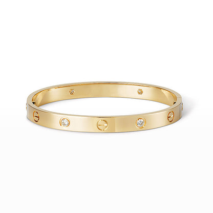 [Kincade Jewelery]LOVE BRACELET 6.1MM 4 DIAMONDS