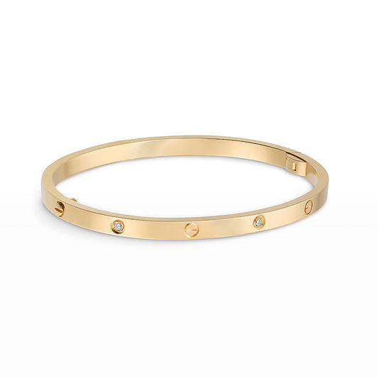 [Kincade Jewelery]LOVE BRACELET 3.65MM 6 DIAMONDS