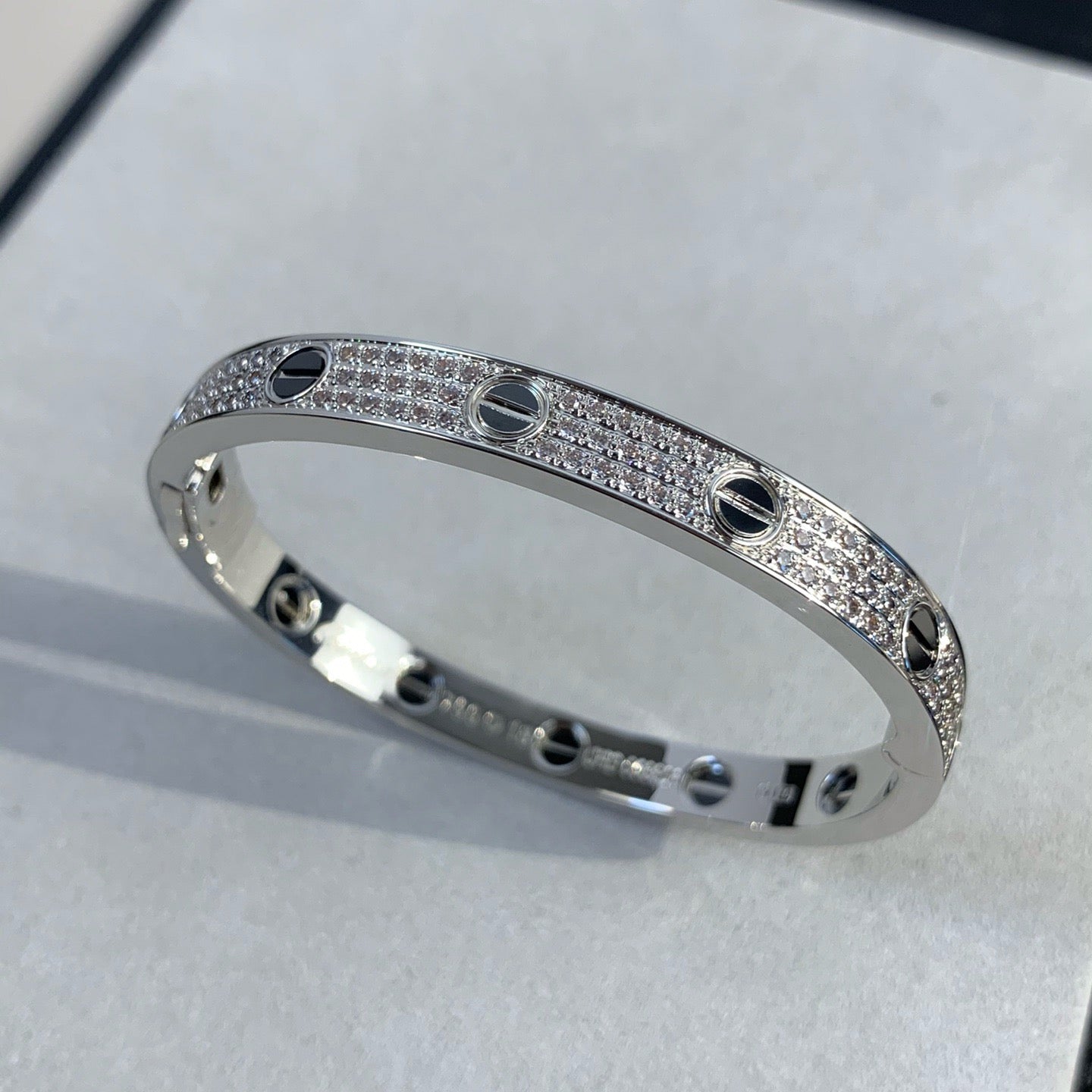[Kincade Jewelery]LOVE BRACELET 6.1MM DIAMOND-PAVED CERAMIC