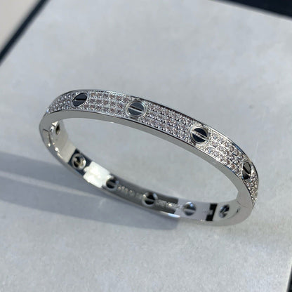 [Kincade Jewelery]LOVE BRACELET 6.1MM DIAMOND-PAVED CERAMIC