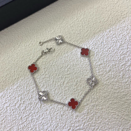 [Kincade Jewelery]Kincade 6 MOTIF RED AGATE LASER BRACELET