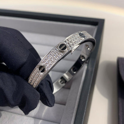 [Kincade Jewelery]LOVE BRACELET 6.1MM DIAMOND-PAVED CERAMIC