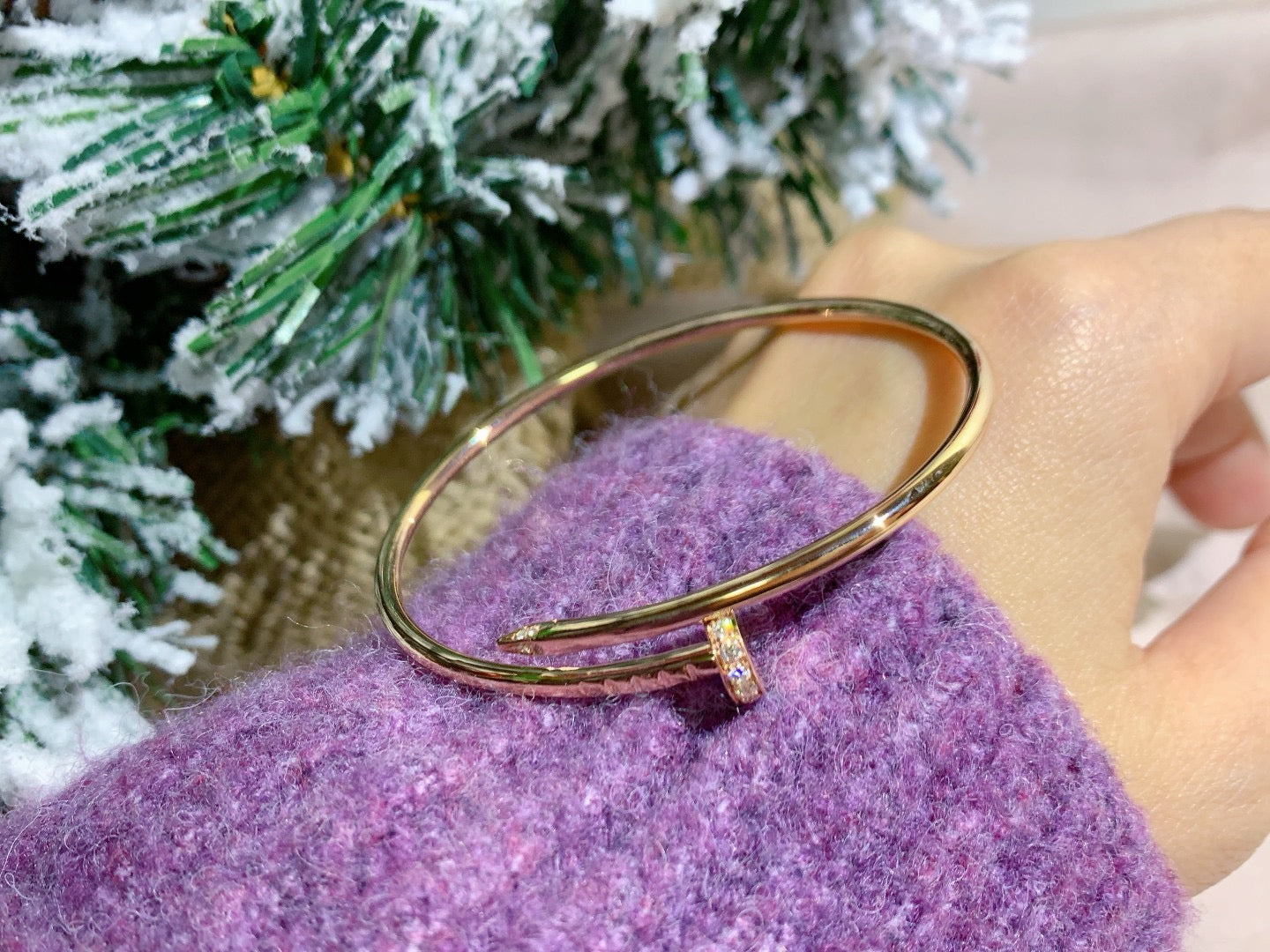 [Kincade Jewelery]JUSTE BRACELET 2.5MM DIAMONDS