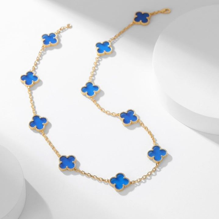 [Kincade Jewelery]KincadeS THE 10-MOTIFS BLUE AGATE NECKLACE