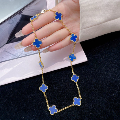 [Kincade Jewelery]KincadeS THE 10-MOTIFS BLUE AGATE NECKLACE