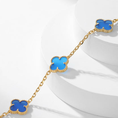 [Kincade Jewelery]KincadeS THE 10-MOTIFS BLUE AGATE NECKLACE