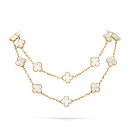 [Kincade Jewelery]Kincade 20 MOTIFS WHITE MOP NECKLACE
