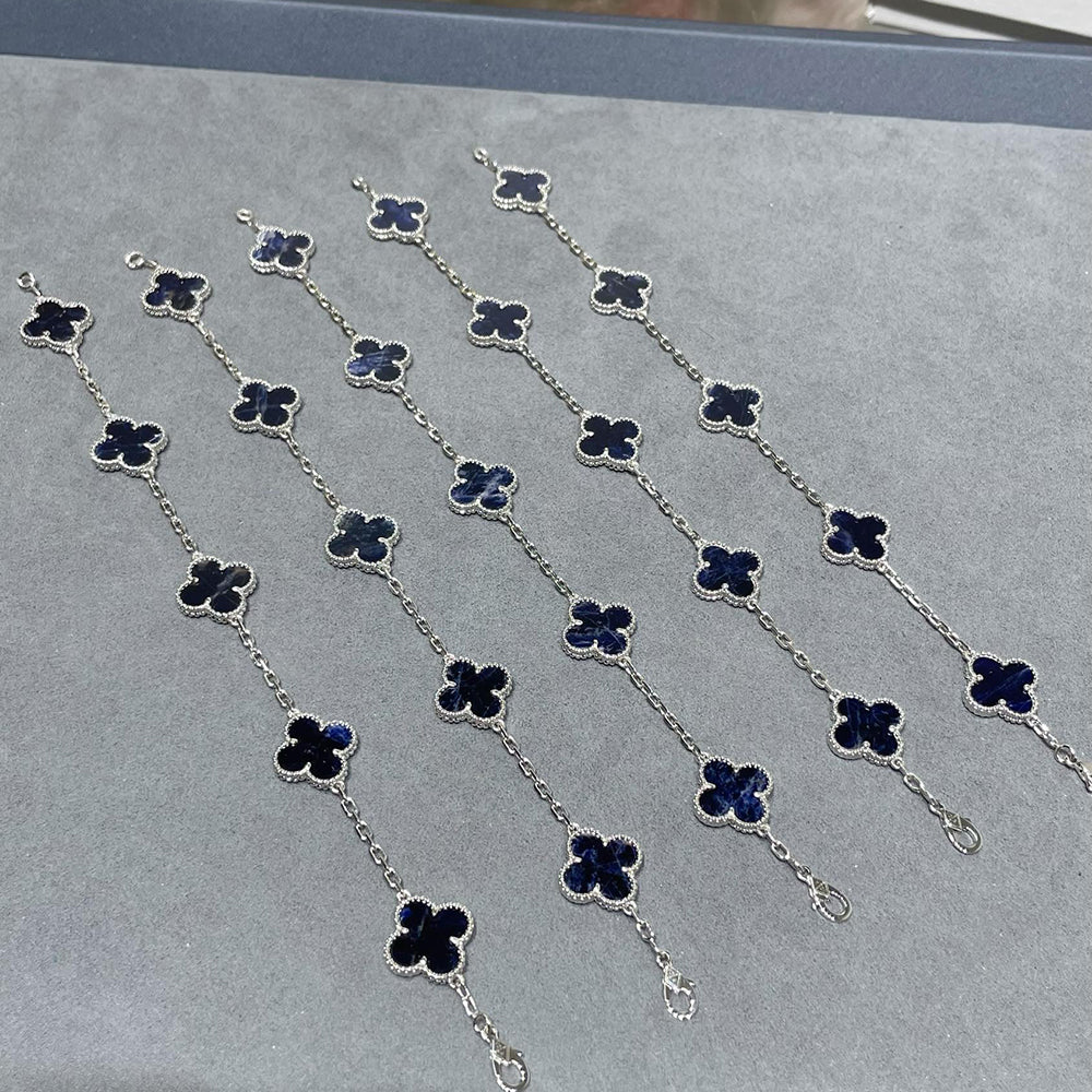 [Kincade Jewelery]Kincade 5 MOTIF PIETERSITE SILVER BRACELET