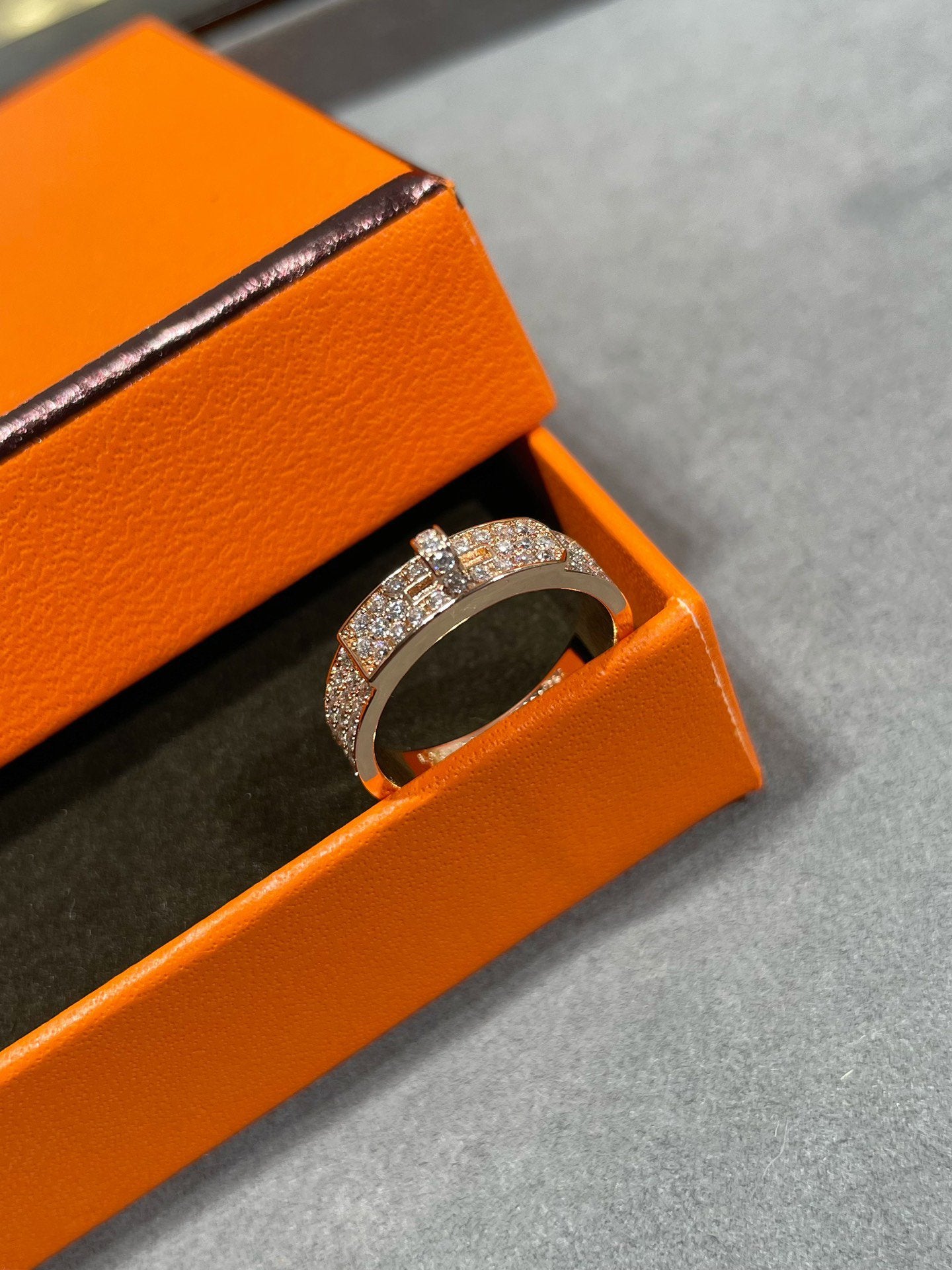 [Kincade Jewelery]KELLY PINK GOLD DIAMOND RING