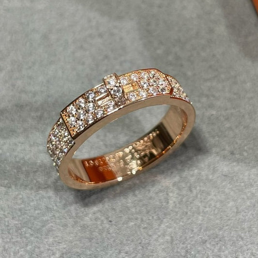 [Kincade Jewelery]KELLY PINK GOLD DIAMOND RING