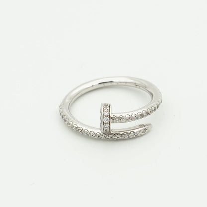 [Kincade Jewelery]JUSTE RING 1.8MM SILVER DIAMONDS