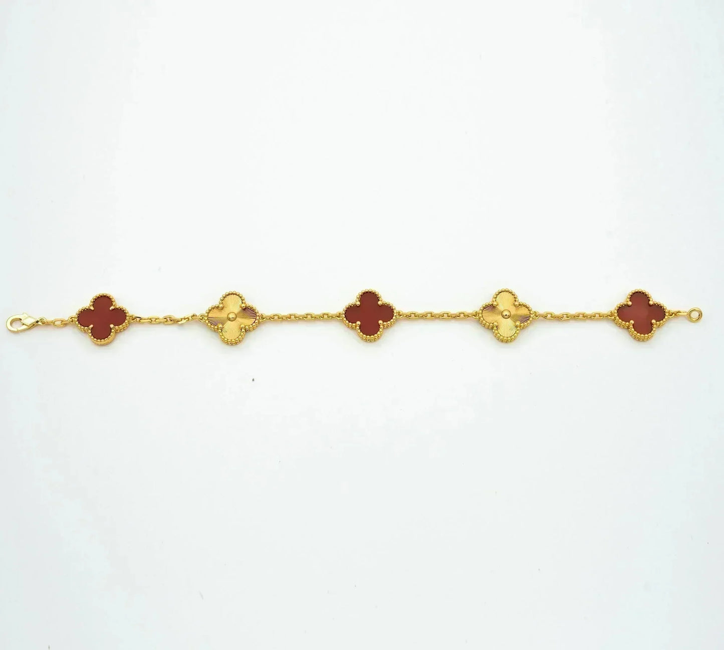 [Kincade Jewelery]Kincade  5 MOTIFS CARNELIAN GOLD BRACELET