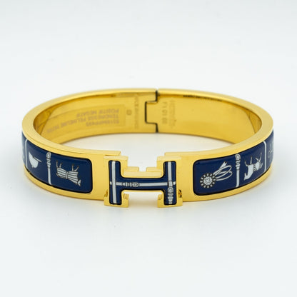 [Kincade Jewelery]H BRACELET BLUE CERAMIC