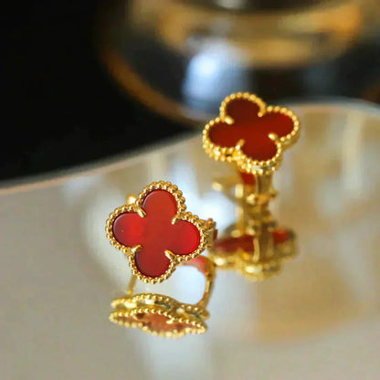 [Kincade Jewelery]Kincade MEDIUM 1 MOTIFS CARNELIAN  EARRINGS