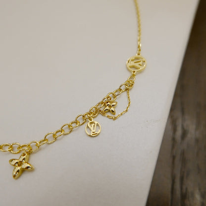 [Kincade Jewelery]BLOOMING SUPPLE NECKLACE BRASS