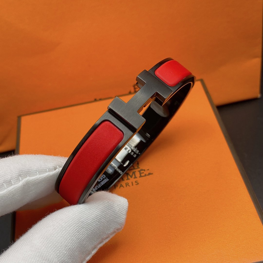 [Kincade Jewelery]CLIC HM SO BLACK RED BRACELET