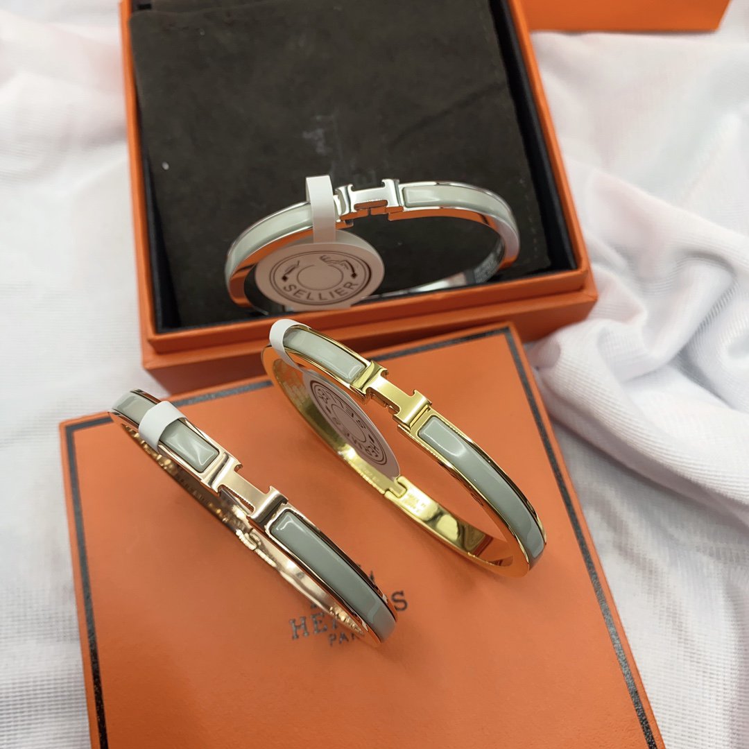 [Kincade Jewelery]CLASSIC HM CLIC GREEN 8MM ENAMEL BRACELET