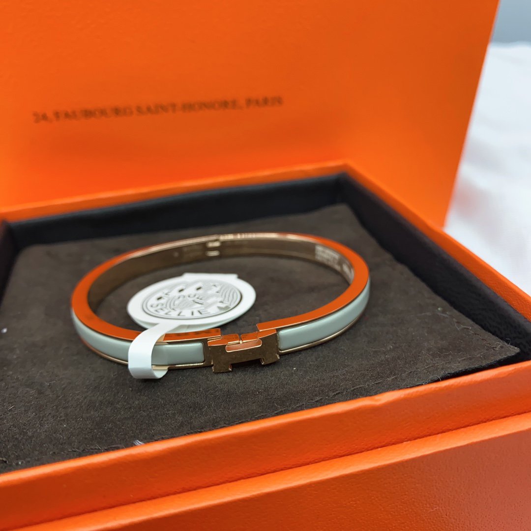 [Kincade Jewelery]CLASSIC HM CLIC GREEN 8MM ENAMEL BRACELET