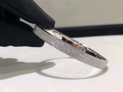 [Kincade Jewelery]HM KELLY BRACELET IN SILVER AND FULL PAVE DIAMOND