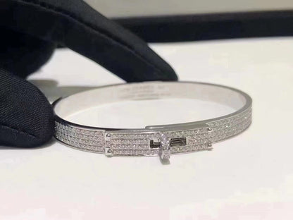 [Kincade Jewelery]HM KELLY BRACELET IN SILVER AND FULL PAVE DIAMOND