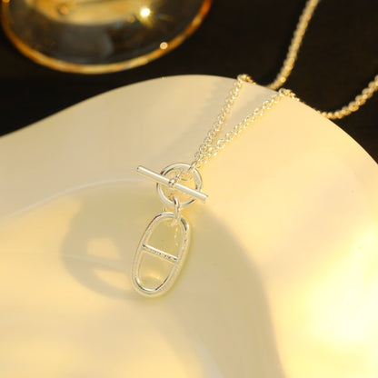[Kincade Jewelery]HM CHAINE D'ANCRE PENDANT NECKLACE STERLING SILVER