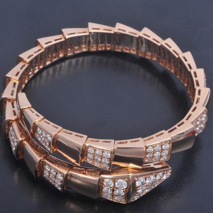[Kincade Jewelery]SERPENTI BRACELET PINK GOLD DIAMOND