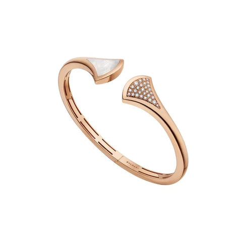 [Kincade Jewelery]DREAM BRACELET OPEN PINK GOLD MOP DIAMOND